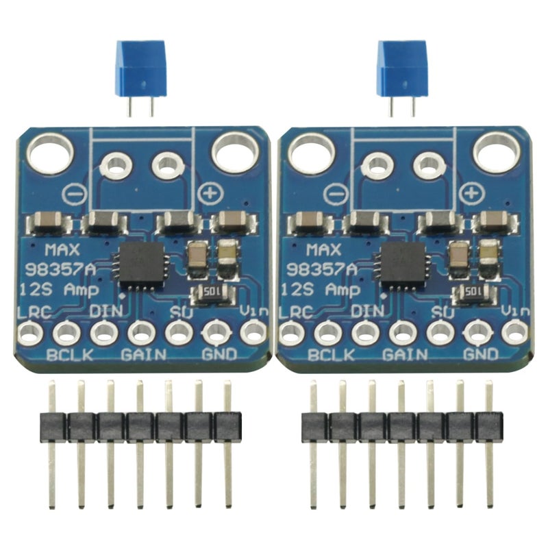 GODIYMODULES 2PCS MAX98357 MAX98357A I2S 3W Class D Amplifier Breakout Interface I2S DAC Decoder for Audio Raspberry Pi Esp32 Arduino Zero - Image 2